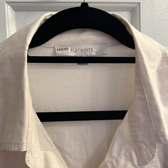 Anthropologie Flat White Twofer Layered Sweater Top - Picture 3 of 7